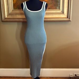 Blue Blush Made with Love Tank Dress